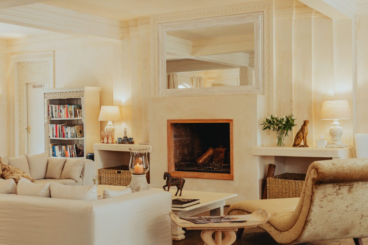 A cosy villa lounge, Manzili House, Kenya — a highlight of luxury safari holidays.